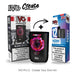 Promotional graphic titled "IVG Create" for the IVG Pro 2 Create Your Own Kit, showing a black 1000mAh rechargeable device with a full-screen display, its retail box, and a 12ml Blue Sour Raspberry 10K puff prefilled pod refill box.