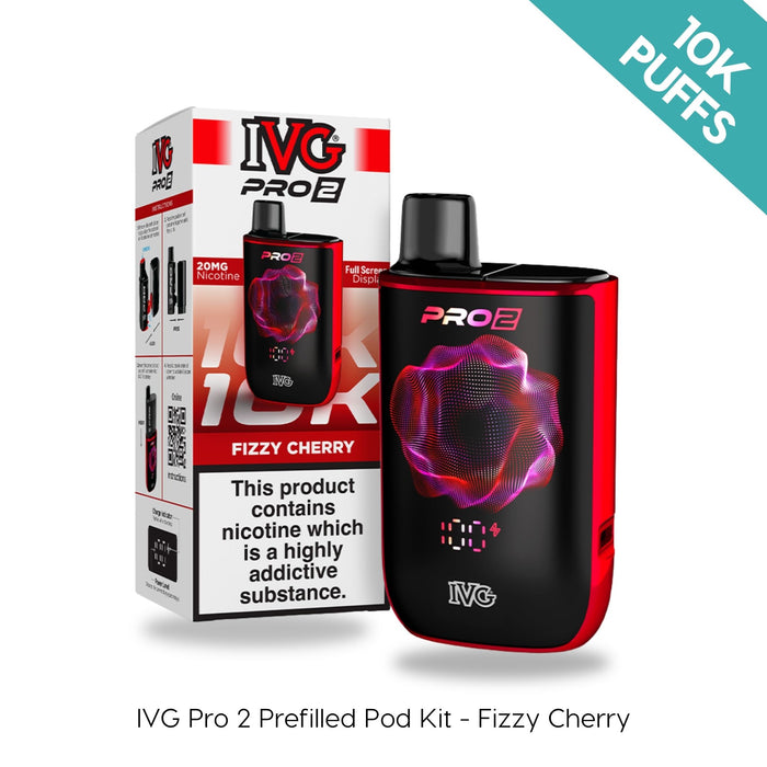 IVG PRO 2 Fizzy Cherry Vape Kit