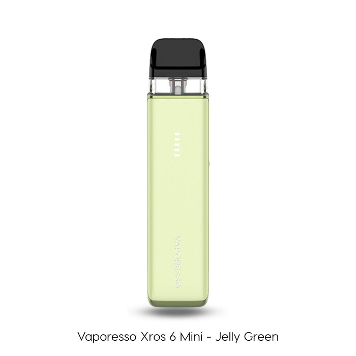 Vaporesso Xros 6 Mini vape pod kit in Jelly Green