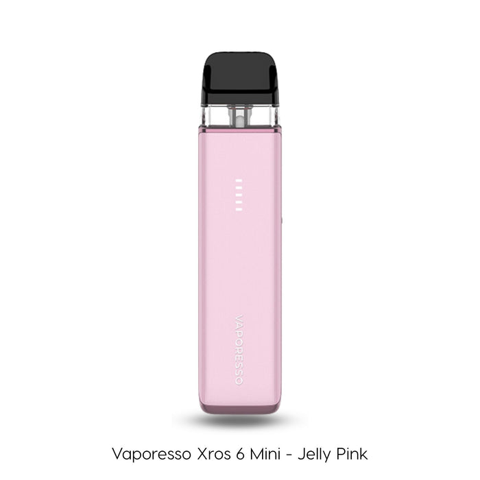 Vaporesso Xros 6 Mini vape pod kit in Jelly Pink
