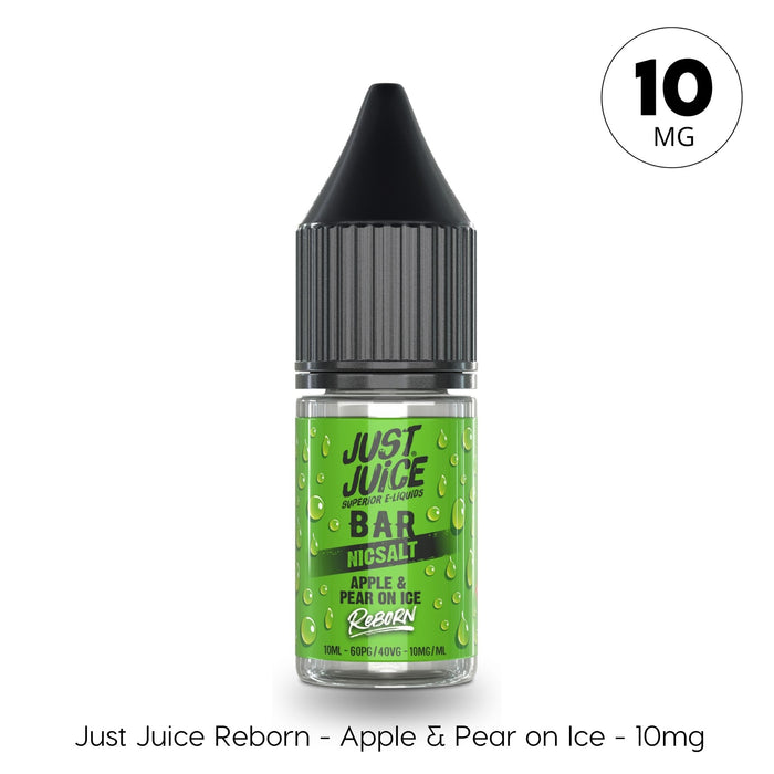 Apple & Pear Ice Nic Salt E-Liquid by Just Juice Bar Reborn