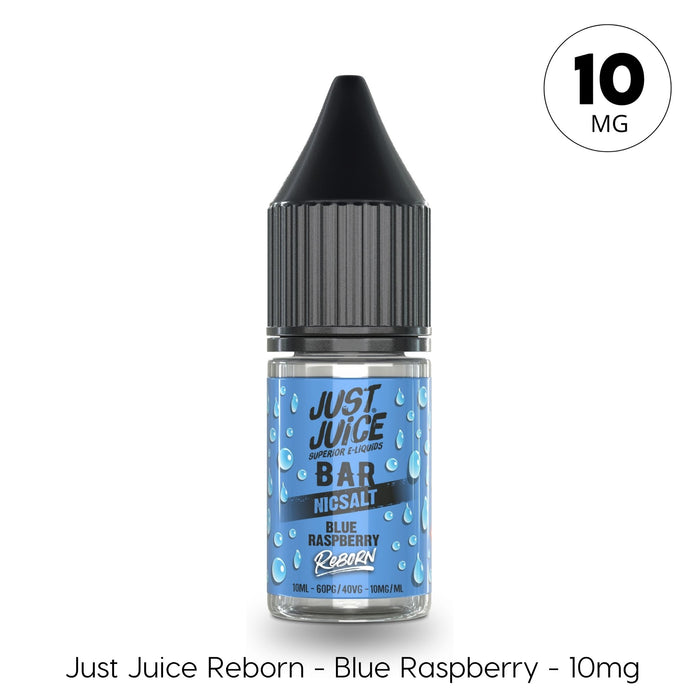 Blue Raspberry Nic Salt E-Liquid by Just Juice Bar Reborn
