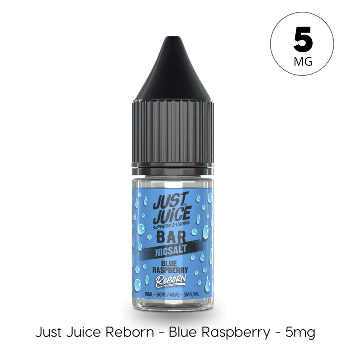 Blue Raspberry Nic Salt E-Liquid by Just Juice Bar Reborn
