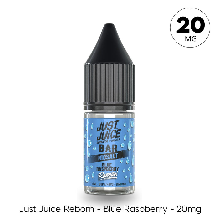 Blue Raspberry Nic Salt E-Liquid by Just Juice Bar Reborn