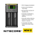 Key Features Nitecore New i2 Intellicharger two-slot battery charger