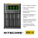 Key Features of Nitecore New i4 Intellicharger 4-bay battery charger at vapedirect