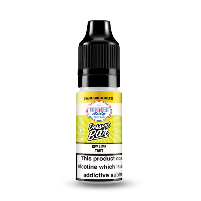 Dinner Lady Desserts Bar 10ml Nic Salts  Key Lime Tart.