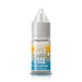 Kiwi Passion Orange nic salt e-liquid 10ml bottle by Just Juice Bar Salts on a plain background