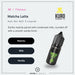A bottle of Matcha Latte Nic Salt E-Liquid by Kuro (Riot Squad) is shown, featuring flavor notes of matcha, milk, and vanilla. The description highlights earthy matcha, condensed milk sweetness, and a smooth vanilla finish.
