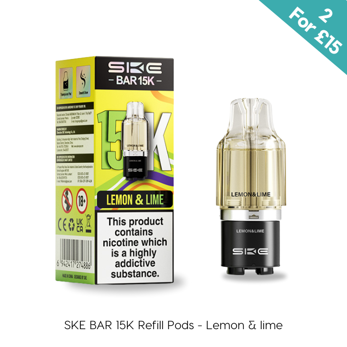 Lemon & Lime SKE BAR 15K Refill Pod