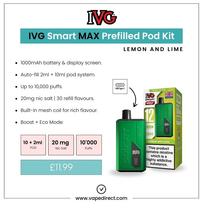 Lemon Lime - IVG Smart Max 10K KIT