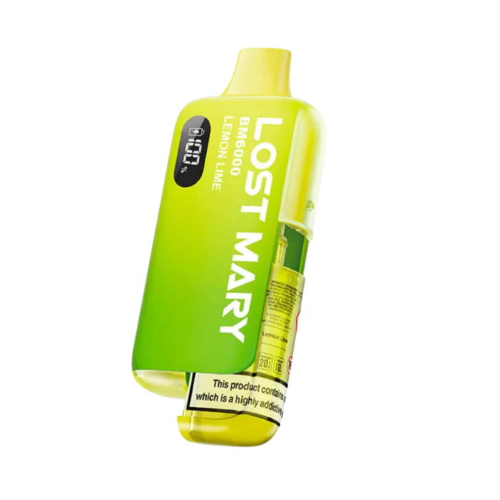 Lemon & Lime | Lost Mary BM6000 Pod Kit | Vape Direct Lemon & Lime | Lost Mary BM6000 Pod Kit | Vape Direct