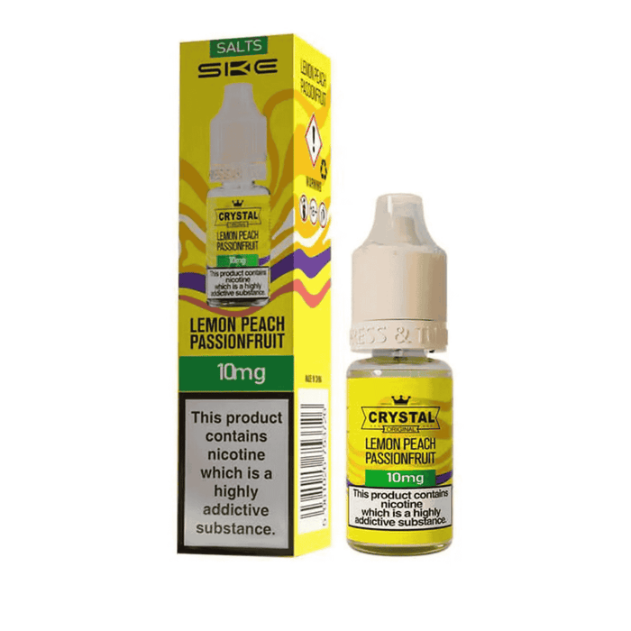 Lemon Peach Passion SKE Nic Salt by Crystal Original