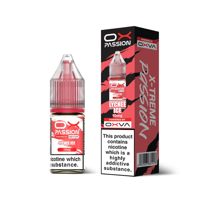 Lychee Ice Nic Salt Eliquid by Ox Passion | Vape Direct Lychee Ice Nic Salt Eliquid by Ox Passion | Vape Direct