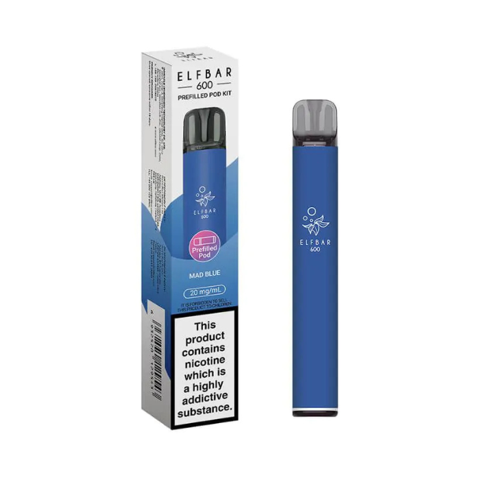elfbar 600 mad blue | Elf Bar Prefilled Kit Disposable Flavours Einweg Color:Purple Elfbar ELFA Pods Elfergy