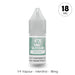 V4 Vapour - Menthol 10ml E-Liquid by V4 Vapour comes in a clear-capped bottle, labeled with an 18mg nicotine strength—ideal for those who enjoy a cool, refreshing menthol vaping experience. Available at Vape Direct In Milton Keynes