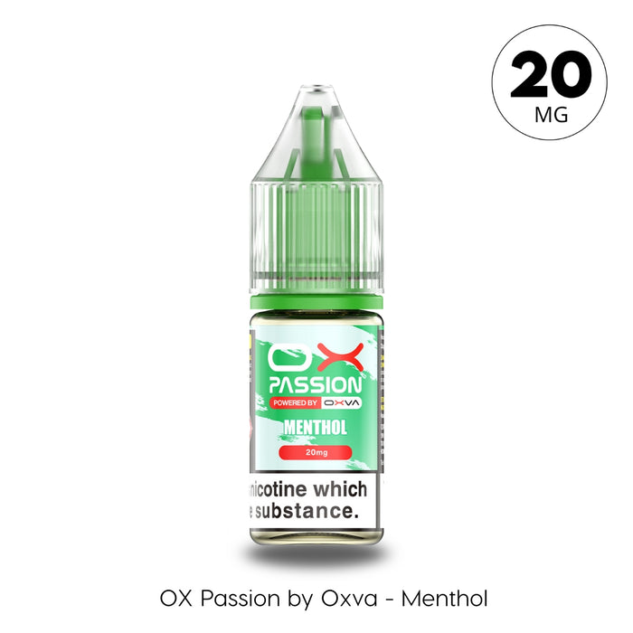 Menthol Nic Salt Eliquid by Ox Passion | Vape Direct Menthol Nic Salt Eliquid by Ox Passion | Vape Direct