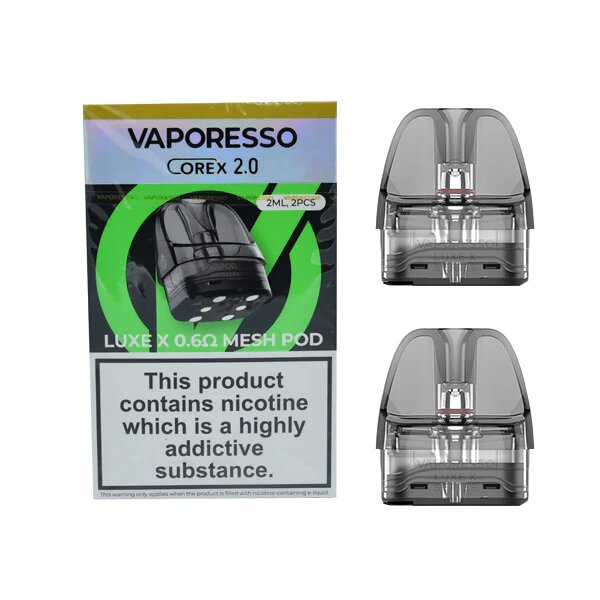Luxe X Pods Corex 5ml XL Vaporesso | Vape Direct Luxe X Pods Corex 5ml XL Vaporesso | Vape Direct