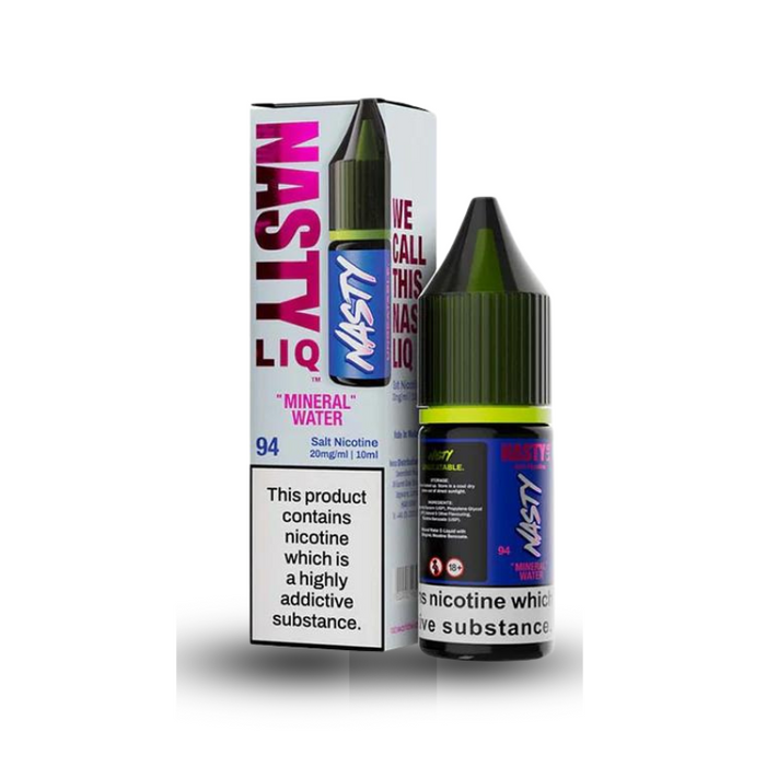 Mineral Water Nic Salt Eliquid by Nasty Liq | Vape Direct Mineral Water Nic Salt Eliquid by Nasty Liq | Vape Direct