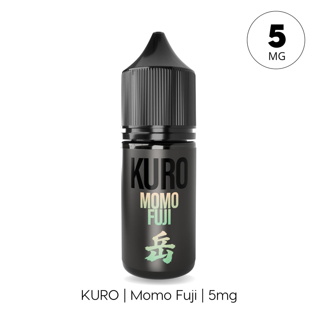 5 mg vape juice Momo Fuji Nic Salt E-Liquid by Kuro pods-replacement Flavor:White Peach Splash Air Bar Disposable: Your