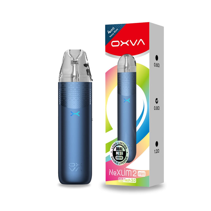 OXVA NeXlim 2 Mini pod kit in navy blue, alternative view