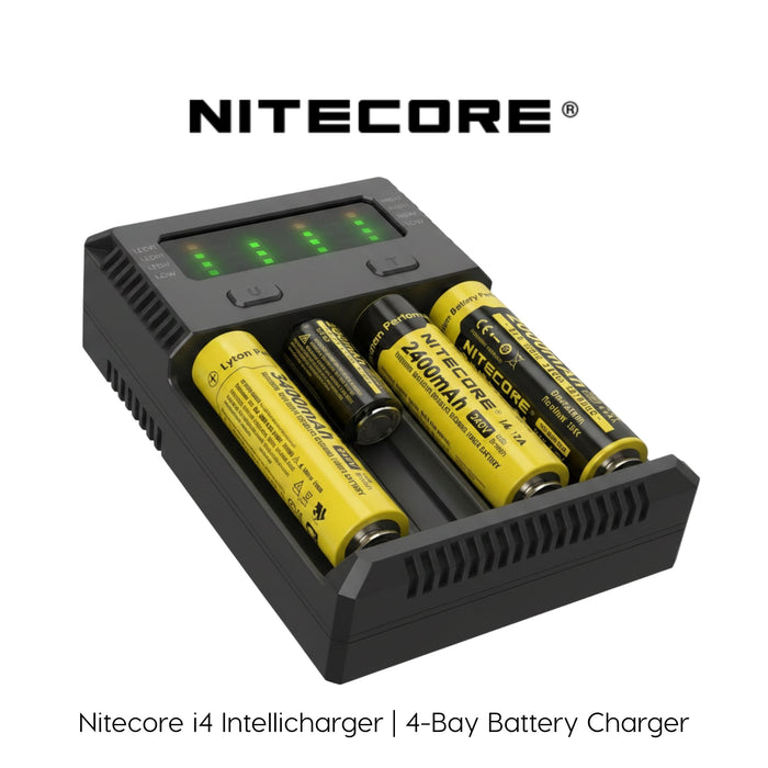 Nitecore New i4 Intellicharger charging indicators