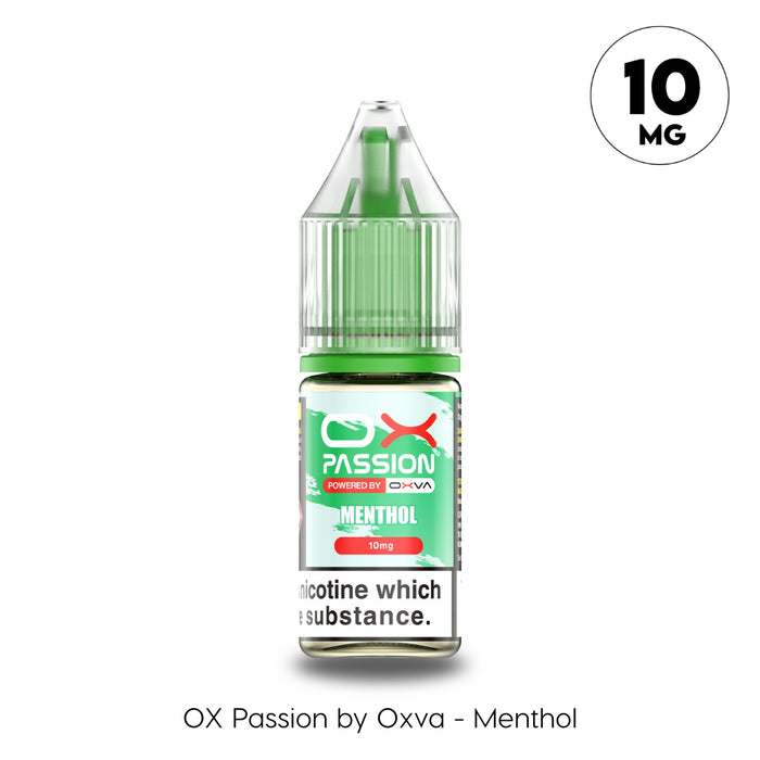 Menthol Nic Salt Eliquid by Ox Passion | Vape Direct