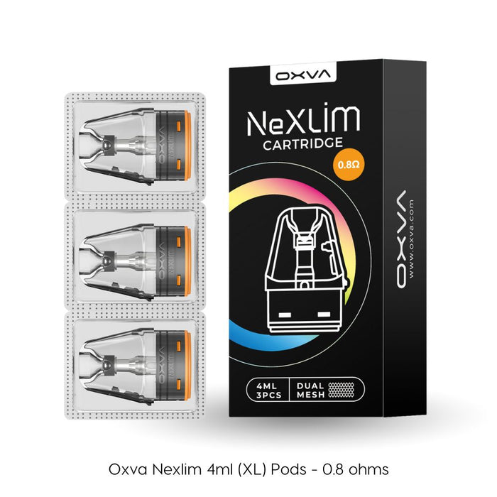 OXVA NeXlim Replacement Pods 4ML (3|Pack) | Vape Direct OXVA NeXlim Replacement Pods 4ML (3|Pack) | Vape Direct