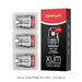 A box labeled Oxva Xlim Replacement Pods (XL) 3ml with three sealed pods beside it. The packaging highlights 0.4 ohm resistance, compatible with all xlim pod kits, and includes 3 pods of 3ml each.