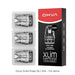 A box labeled Oxva Xlim Replacement Pods (XL) 3ml with three sealed pods beside it. The packaging highlights 0.6Ω resistance, Xlim series compatibility, and includes 3 pods of 3ml each.