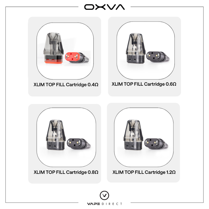 Oxva Xlim V3 Replacement Pods Top Fill (3 Pack) | Vape Direct Oxva Xlim V3 Replacement Pods Top Fill (3 Pack) | Vape Direct