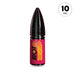 Passionfruit Orange and Guava Riot X nic salt e-liquid bottle in 10mg nicotine strength
