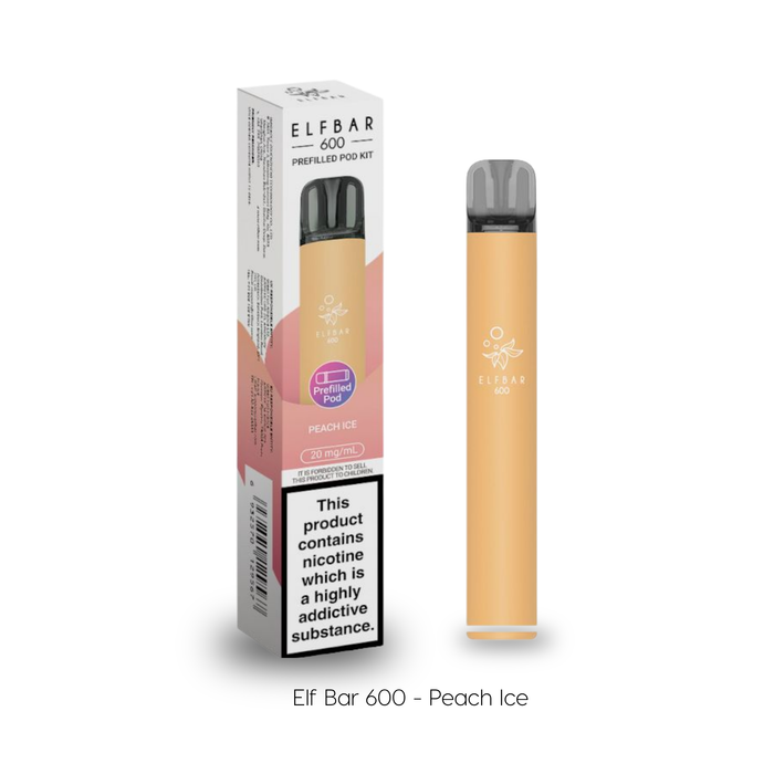 Peach Ice - Elf Bar 600 Prefilled Kit
