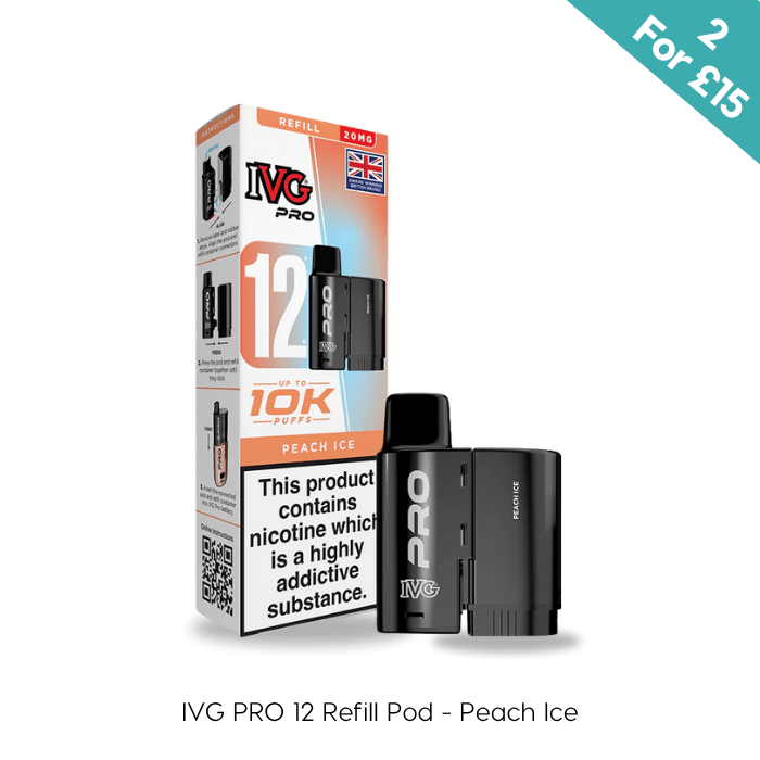 Peach Ice - IVG PRO 12 Pods
