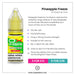 Pineapple Freeze Ox passion e-liquid with flavour description. 10ml Nic Salt, suitable for MTL devices, multi-buy offers, and details for next day delivery in milton keynes and buckingham shown.