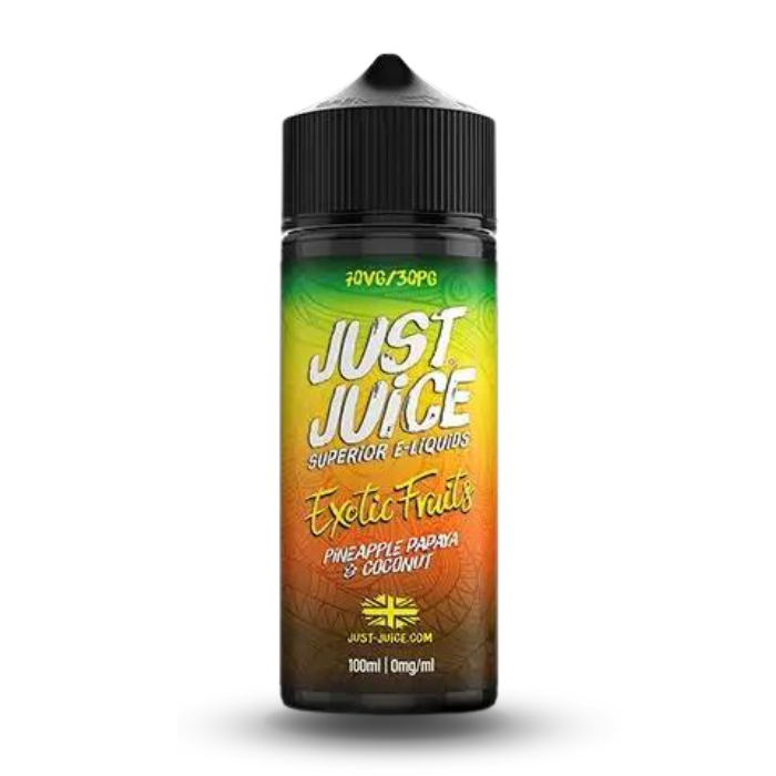 pineapple coconut vape juice Pineapple Papaya Coconut By Just Juice Shortfill