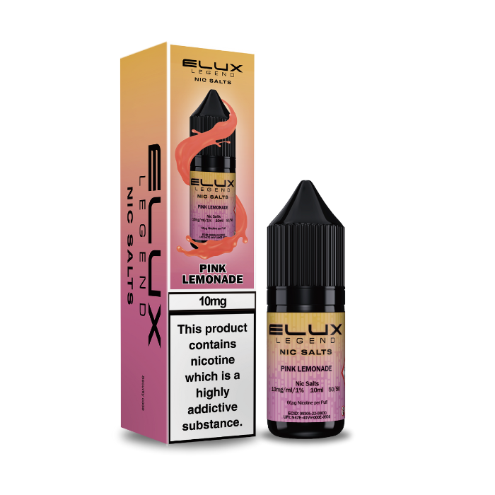 Pink Lemonade Nic Salt Eliquid by Elux Legend | Vape Direct Pink Lemonade Nic Salt Eliquid by Elux Legend | Vape Direct