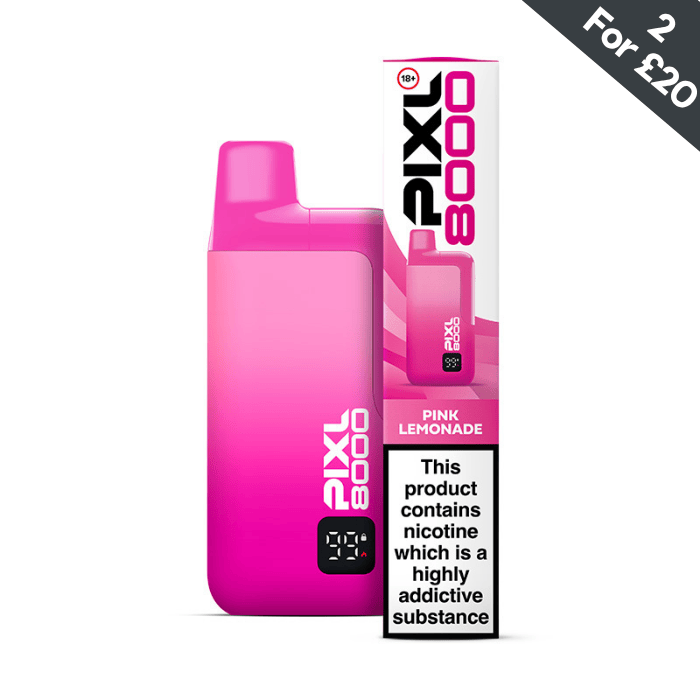 Pink Lemonade | Pixl 8000 Prefilled Kit | Vape Direct Pink Lemonade | Pixl 8000 Prefilled Kit | Vape Direct