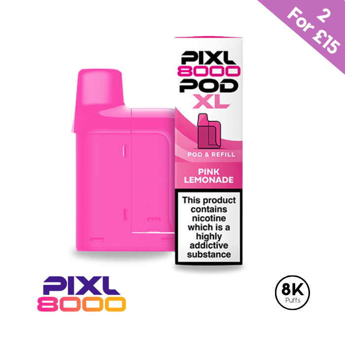 Pink Lemonade - Pixl 8000 Prefilled Pods | Vape Direct Pink Lemonade - Pixl 8000 Prefilled Pods | Vape Direct