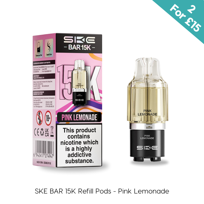 Pink Lemonade SKE BAR 15K Refill Pod