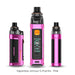 Vaporesso Armour G Refillable Sub Ohm Pod Kit in Pink. Featuring a 3000mAh Battery, MTL, RDTL And DTL Vaping, multiple Smart Operating Modes, 5-80W Output & Adjustable Airflow.