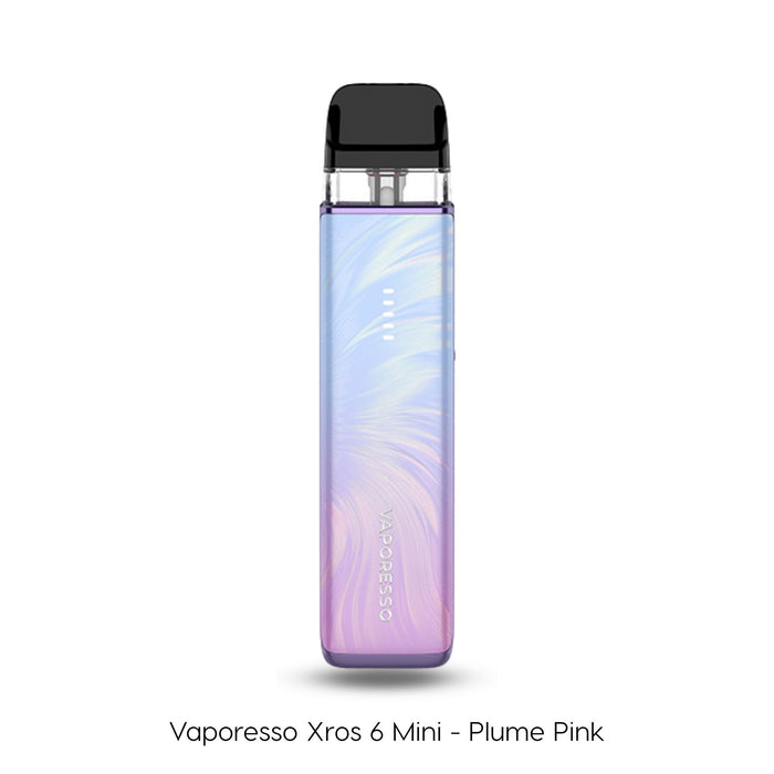Vaporesso Xros 6 Mini vape pod kit in Plume Pink