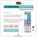 Experience the Pro Blue - IVG 2400 4-in-1 Prefilled Pod Kit by I VG 2400, featuring a tasty blueberry & raspberry mix, 4 pods, 20mg nicotine, up to 2400 puffs, and rapid USB Type C charging—perfect for convenient vaping. Available at Vape Direct In Milton Keynes