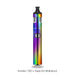 The Innokin T20S Vape Kit in rainbow features a sleek cylindrical design, black mouthpiece, and single front button, making it perfect for mouth-to-lung vaping. The label reads: Innokin T20S Vape Kit (Rainbow). Available at Vape Direct In Milton Keynes