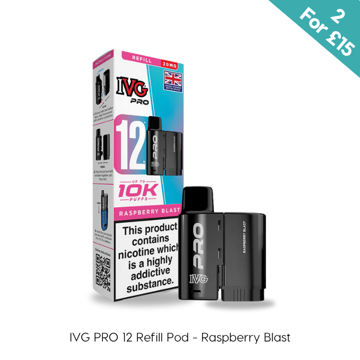 Raspberry Blast - IVG PRO 12 Pods