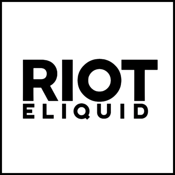 Riot E-liquid formerly Riot Squad Logo Image linking to the collection of riot nic salts, including riot x, bar edition and classic oriignal e-liquids.