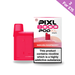 Sakura Raspberry Pixl 8000 Pod. Red pod and packaging with 'PIXL' branding on a white background