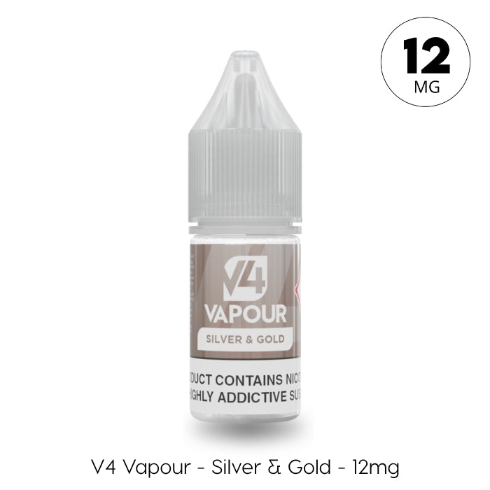 V4 Vapour Silver & Gold 10ml E-liquid
