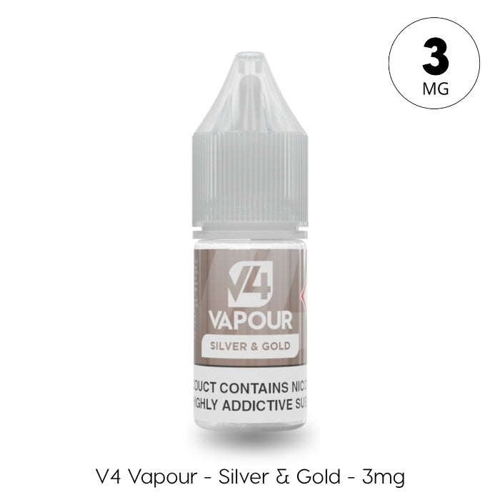 V4 Vapour Silver & Gold 10ml E-liquid