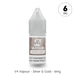 V4 Vapour - Silver And Gold 10ml E-Liquid by V4 Vapour contains 6mg nicotine and comes with a grey cap, offering a premium tobacco vape experience. Available at Vape Direct In Milton Keynes